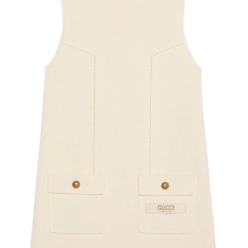GUCCI Gg Knit Dress-4