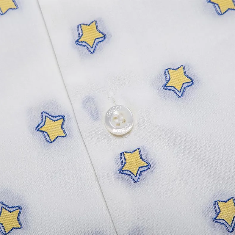 GUCCI Shirts Men White-4