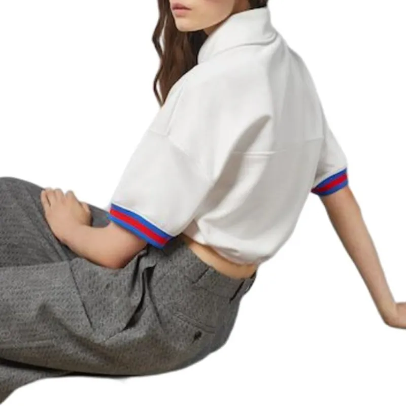 GUCCI Logo Patch Polo Shirt-3