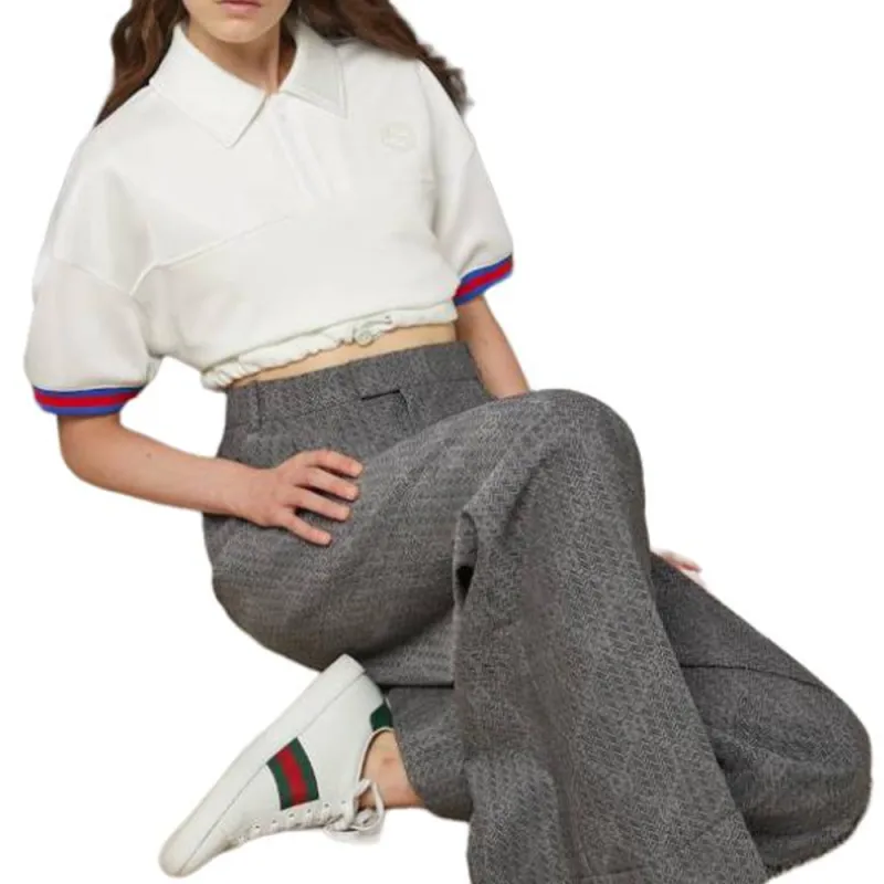 GUCCI Logo Patch Polo Shirt-2