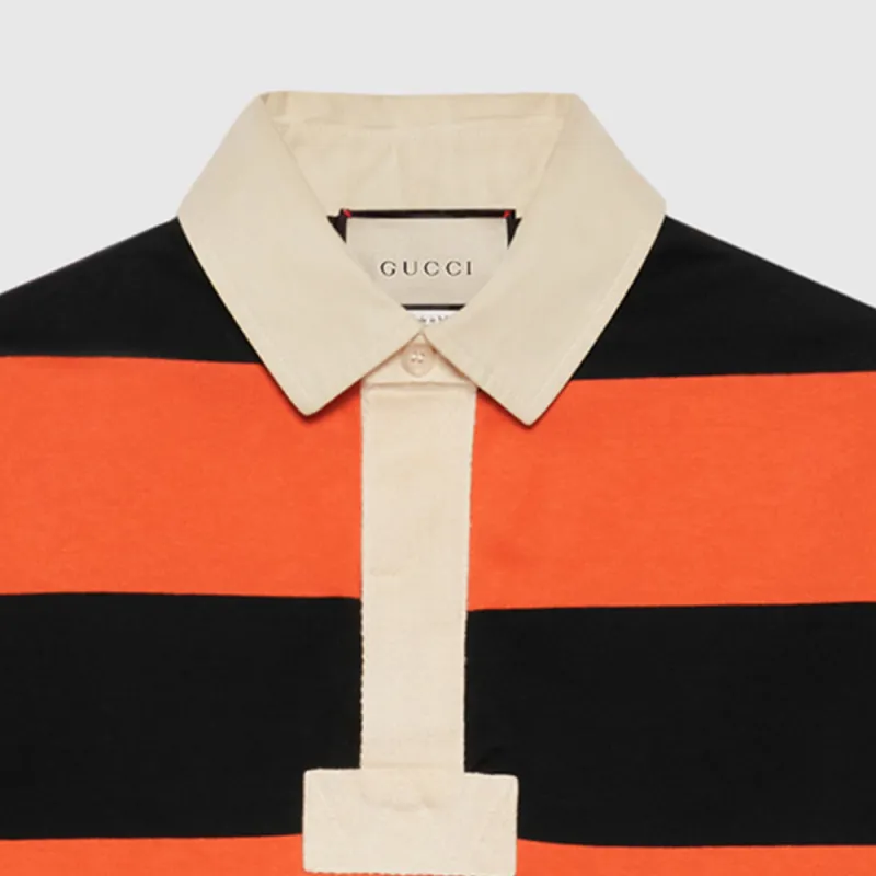 GUCCI Polo Shirts Men Orange-7