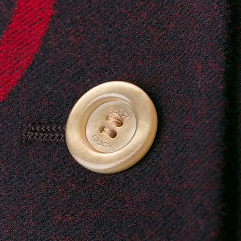 GUCCI Interlocking G Reversible Wool Skirt-4