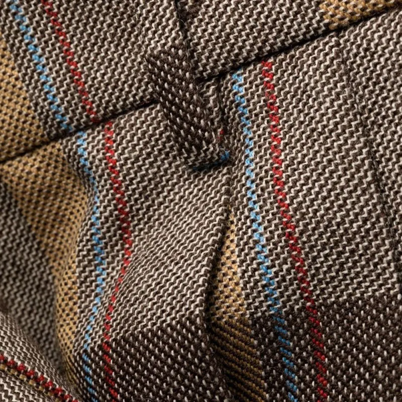 GUCCI Check pattern Wool Trousers-5