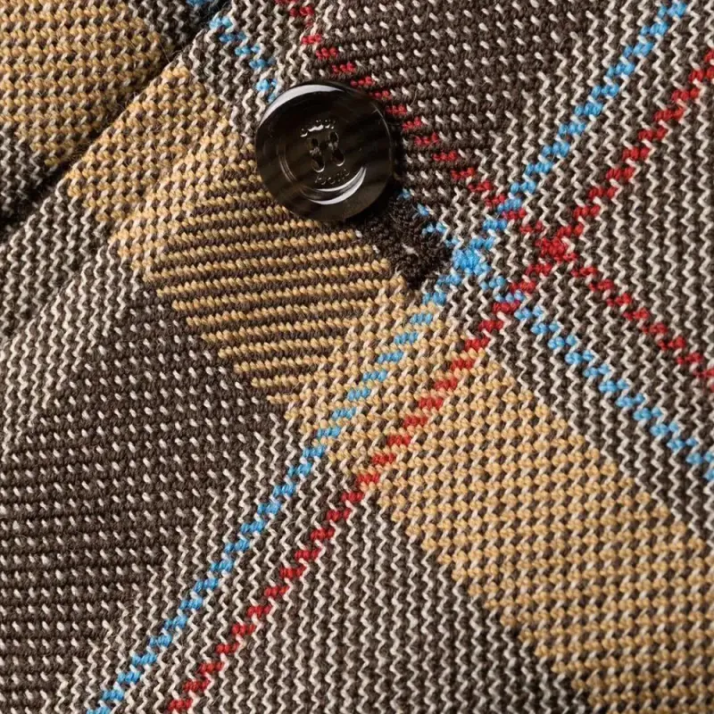 GUCCI Check pattern Wool Trousers-4
