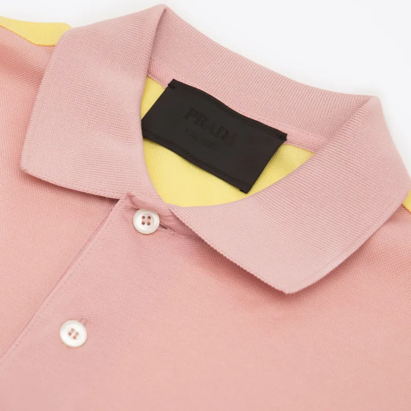 PRADA Polo Shirts Men Pink-2