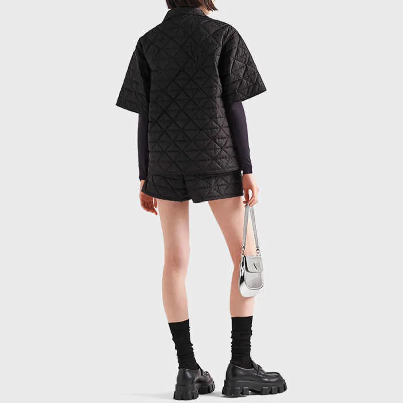 PRADA Re-Nylon Shirts Women's Black-3