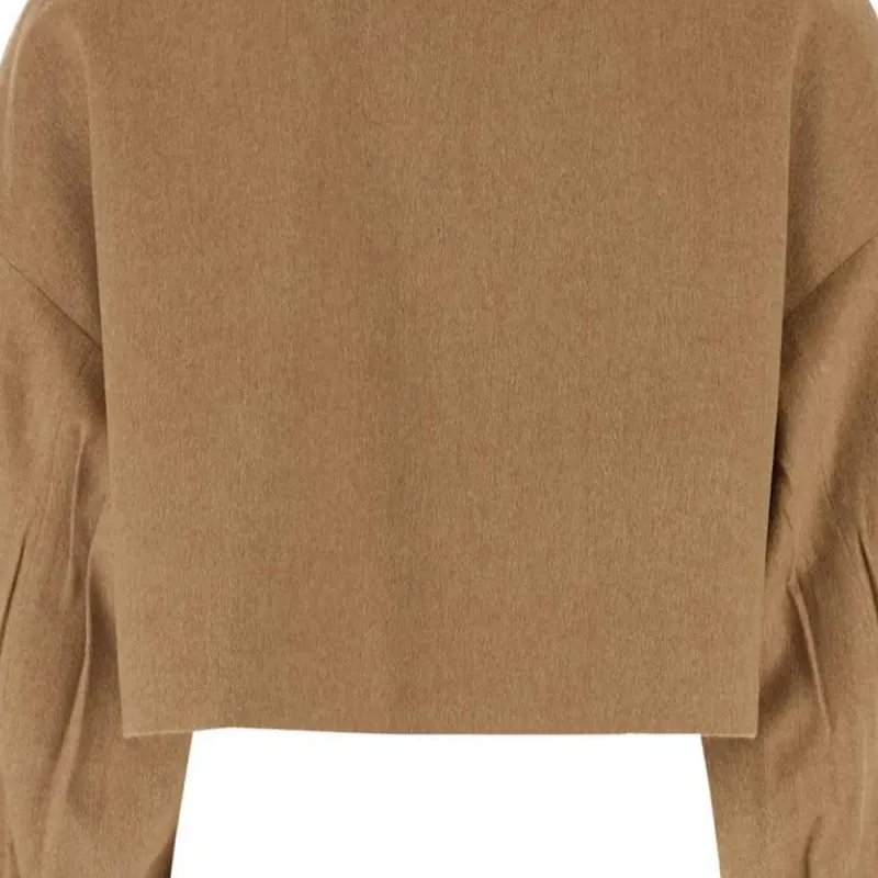PRADA Camel hair Blouson Jacket-4
