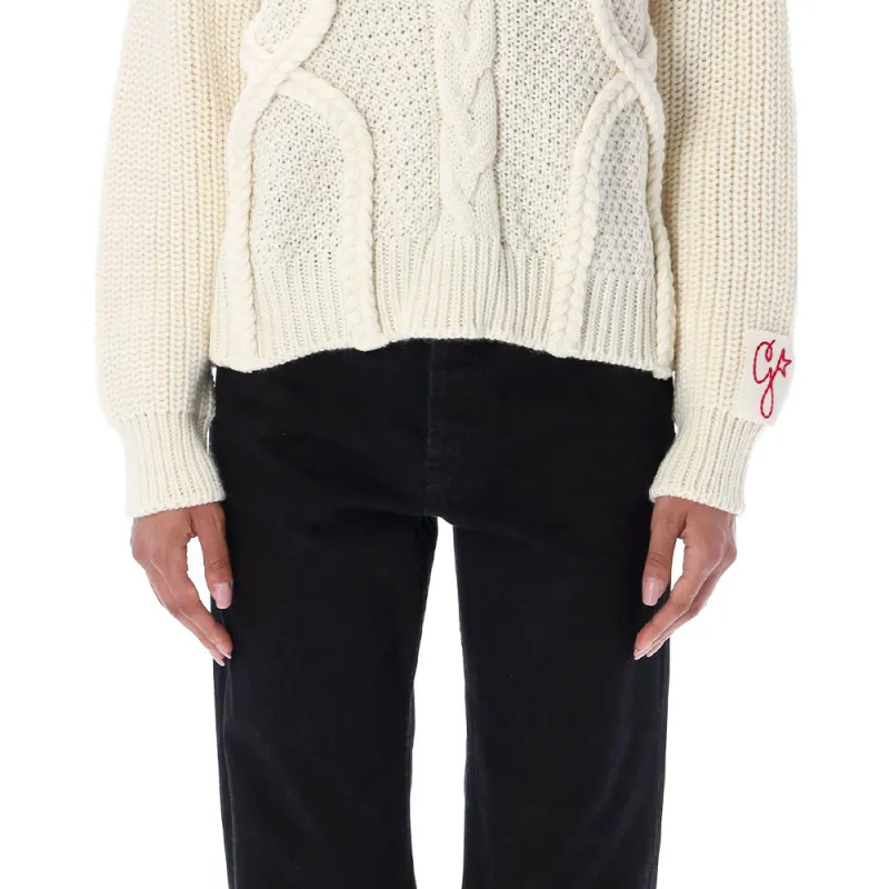 Golden Goose Cable-knit Long-sleeved Jumper-5