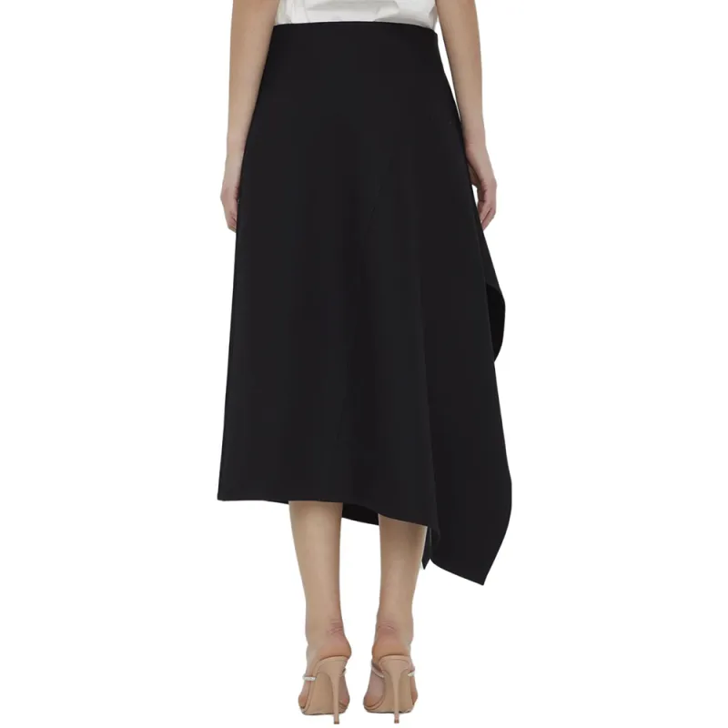 Bottega Veneta Asymmetric Midi Skirt-1