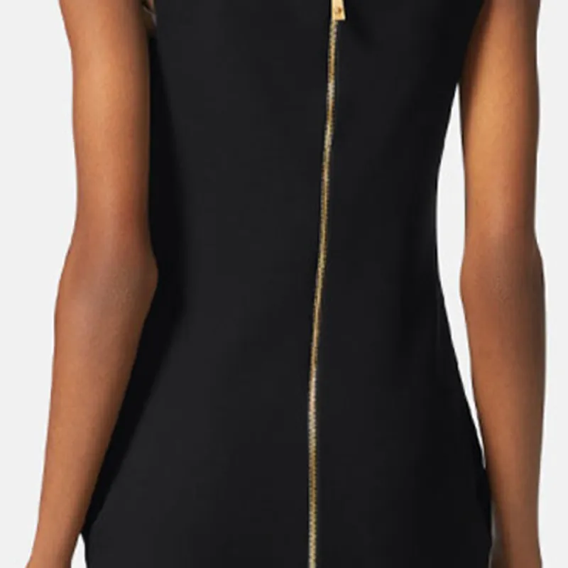 Fendi X VERSACE Sleeveless Dresses Women's Black-2