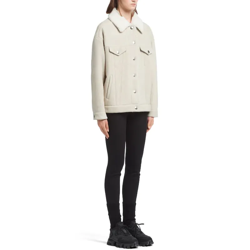 PRADA Long Sleeved Button Up Jacket-3