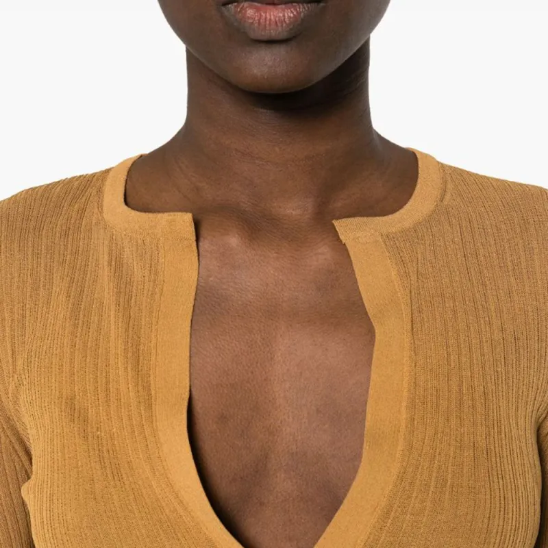 MaxMara Saggina V Neck Long Sleeved Jumper-5