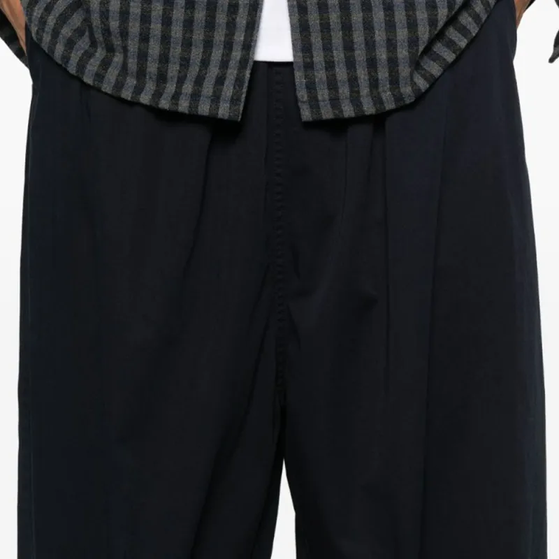 Balenciaga Logo Patch Baggy Pants-5