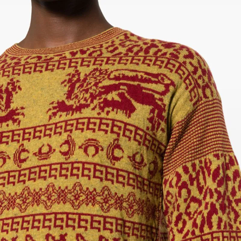 Vivienne Westwood Pattern Intarsia Knit Crewneck Jumper-4