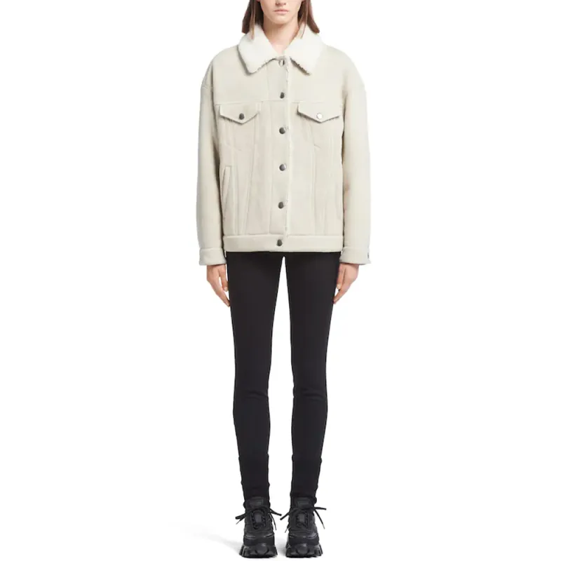 PRADA Long Sleeved Button Up Jacket-1