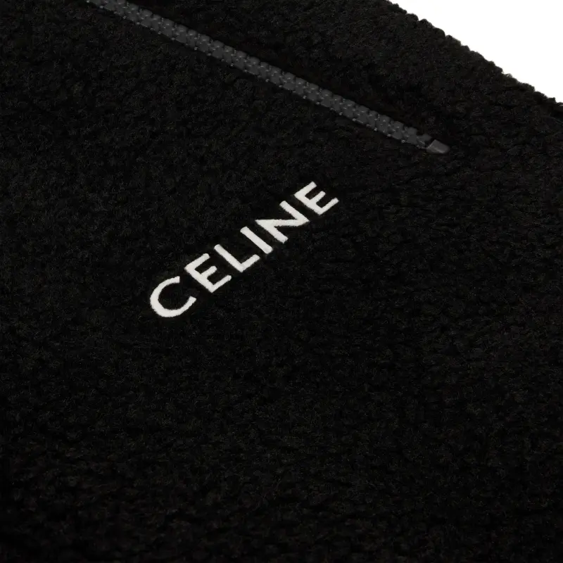 CELINE Loose Track Pants In Jersey Fleece-3