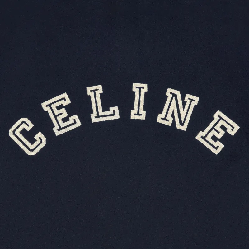 CELINE Coach Jacket In Double face Wool-3