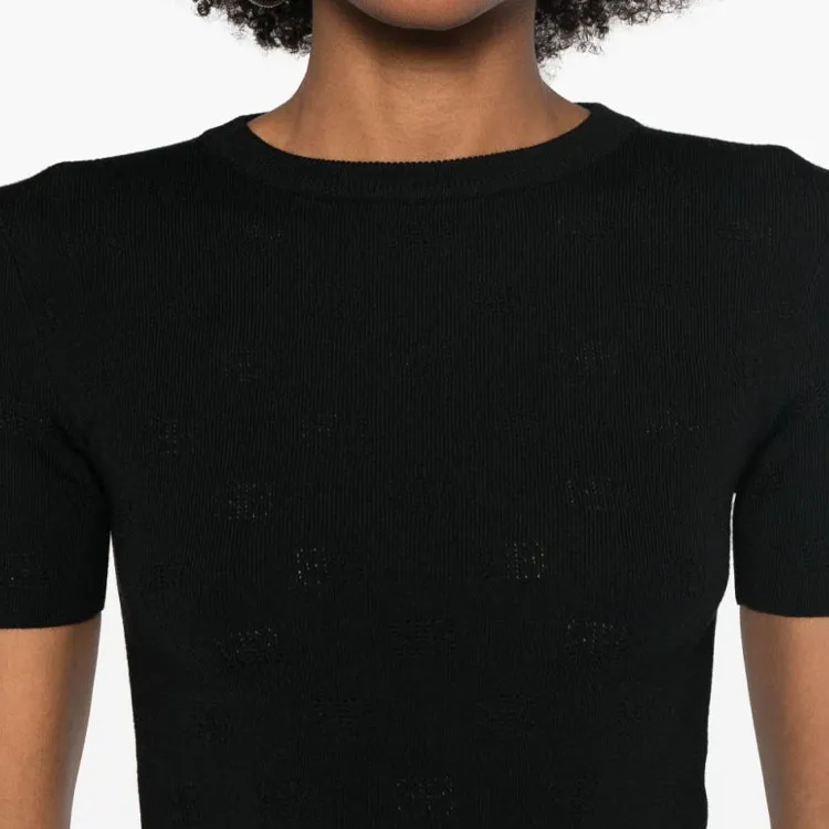 Balenciaga Crewneck Knitted Top-5