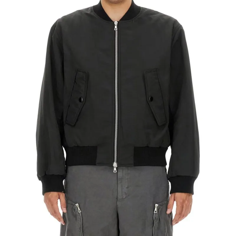 DRIES VAN NOTEN Zip Up Bomber Jacket-6
