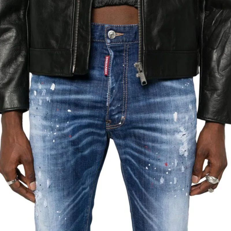 DSQUARED 2 Medium Plantation Wash Skater Jeans-4