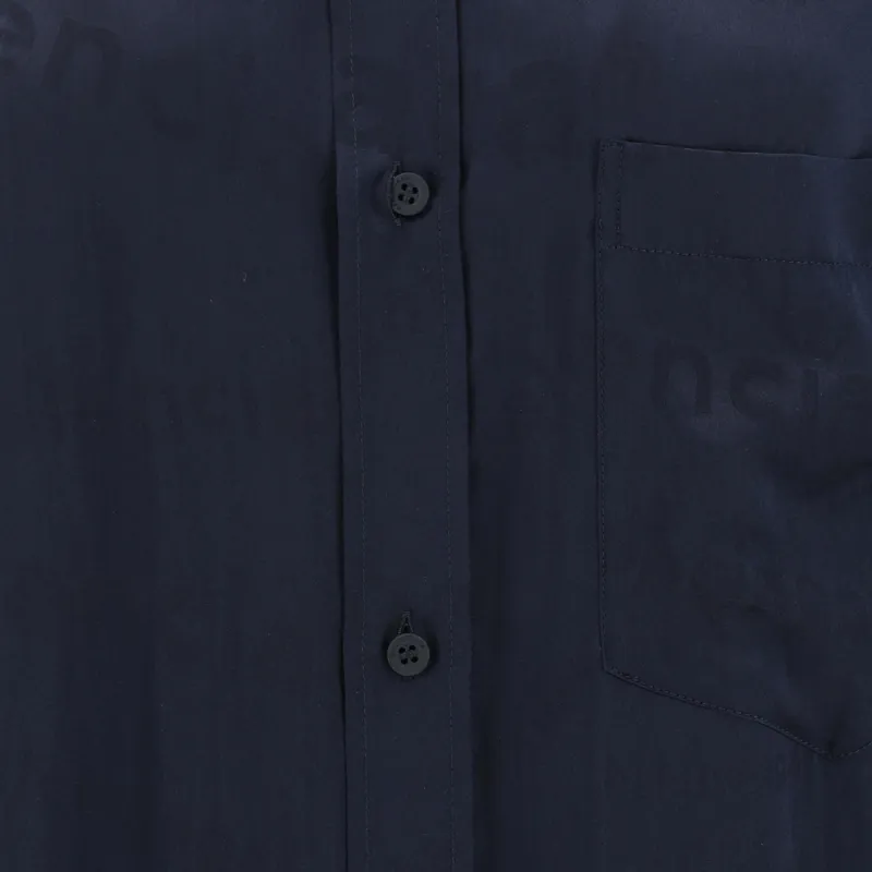 Balenciaga Allover Logo Long Sleeved Shirt-4