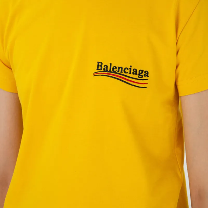Balenciaga T Shirt Women's Yellow-4