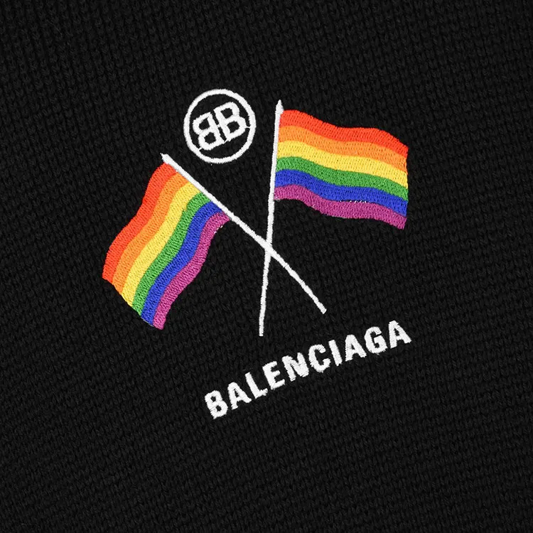 Balenciaga FW21 Knitwear Men's Black-2