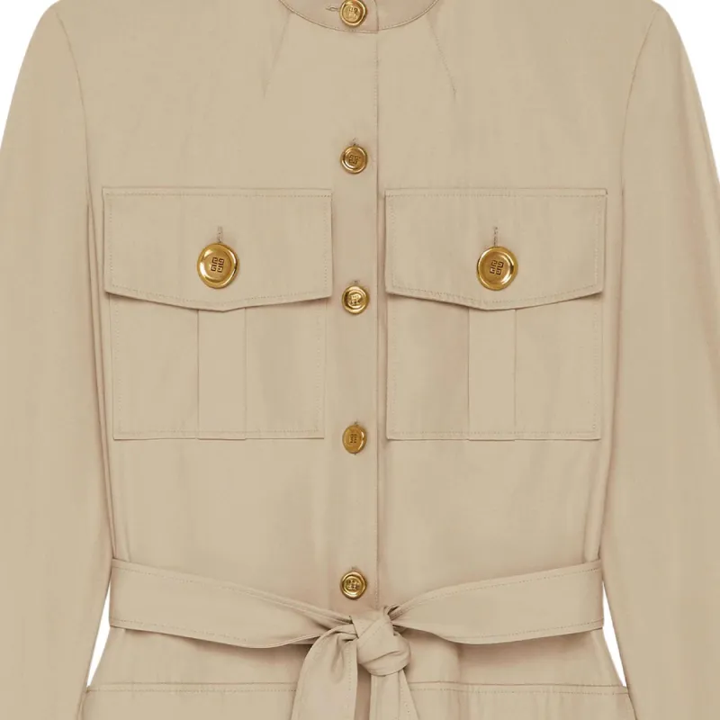 Givenchy Tied Waist Safari Dress-3
