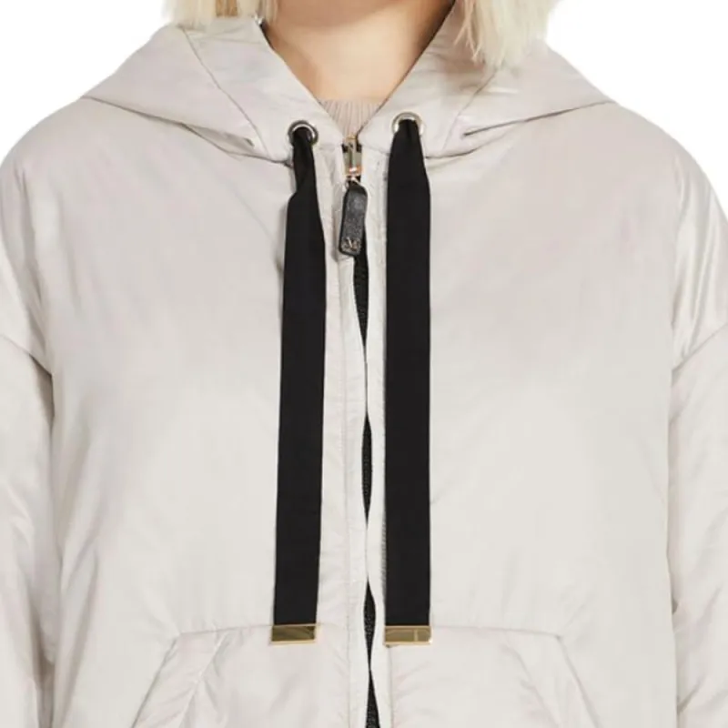 MaxMara Puffer Jackets Women's Gray White-5