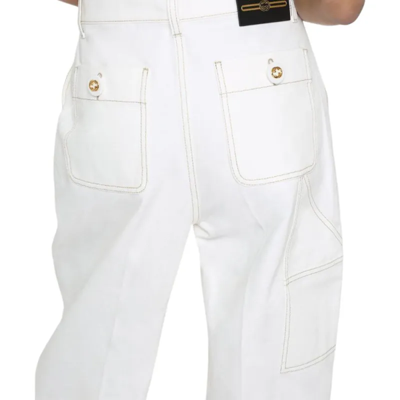 GUCCI High Waisted Trousers-4