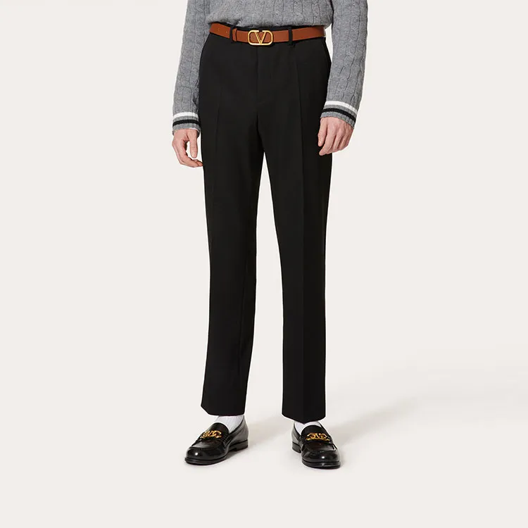 Valentino Slim Cut Tailored Trousers-2