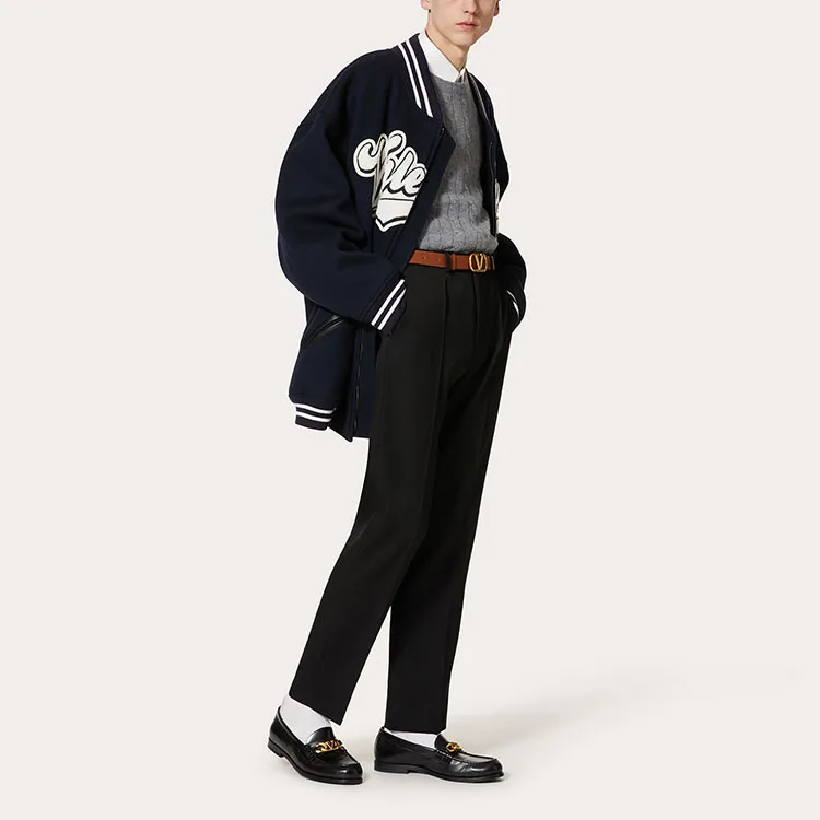 Valentino Slim Cut Tailored Trousers-4