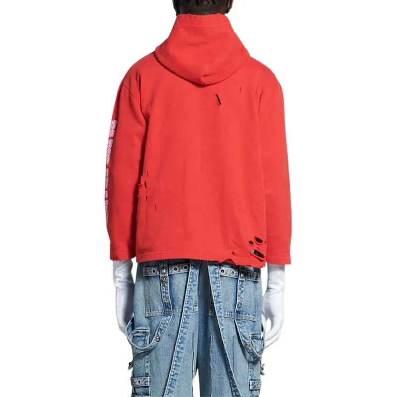 Balenciaga Women'ss Maison Balenciaga Cropped Hoodie-3