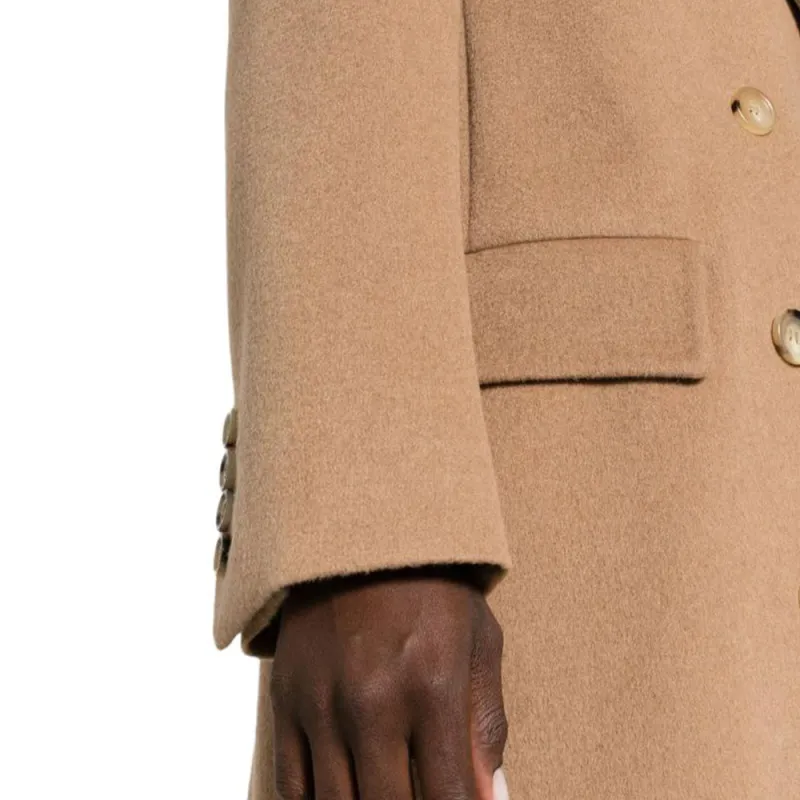 MaxMara Collared Double Breasted Coat-5