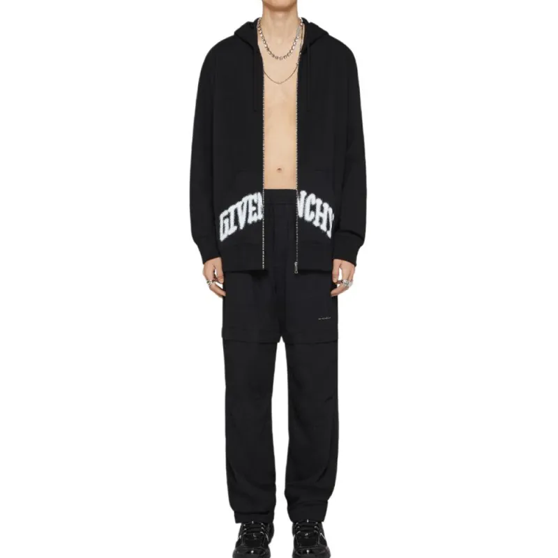 Givenchy Rhinestone embellished Logo print Hoodie-2