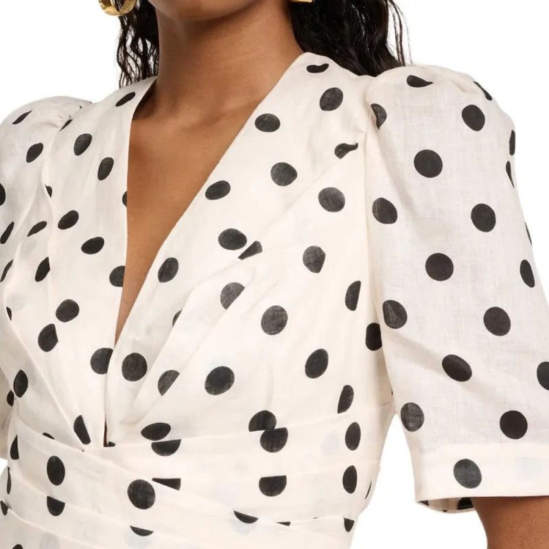 Zimmermann Short Sleeved Dress Women's White-5