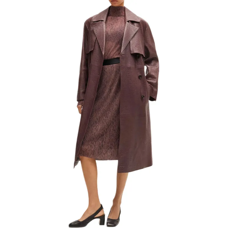 HUGO BOSS FW24 Knitwear Women's Purple-3