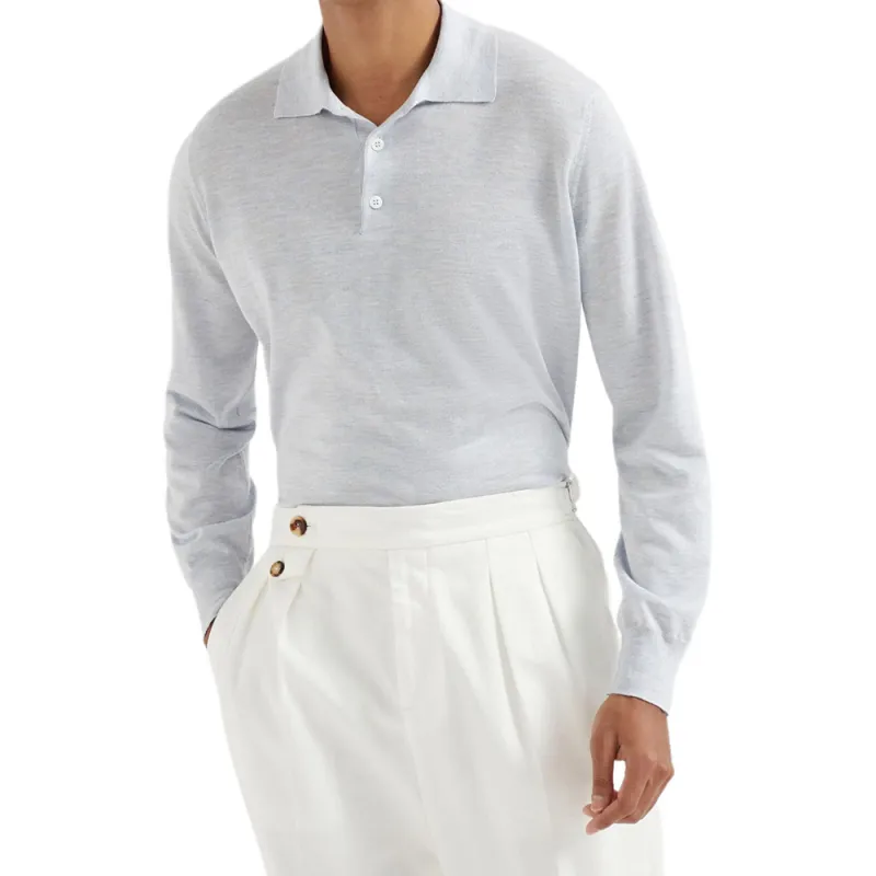 Brunello Cucinelli Knitted Polo Shirt-1