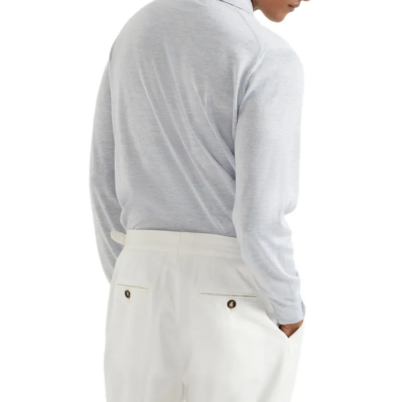 Brunello Cucinelli Knitted Polo Shirt-2