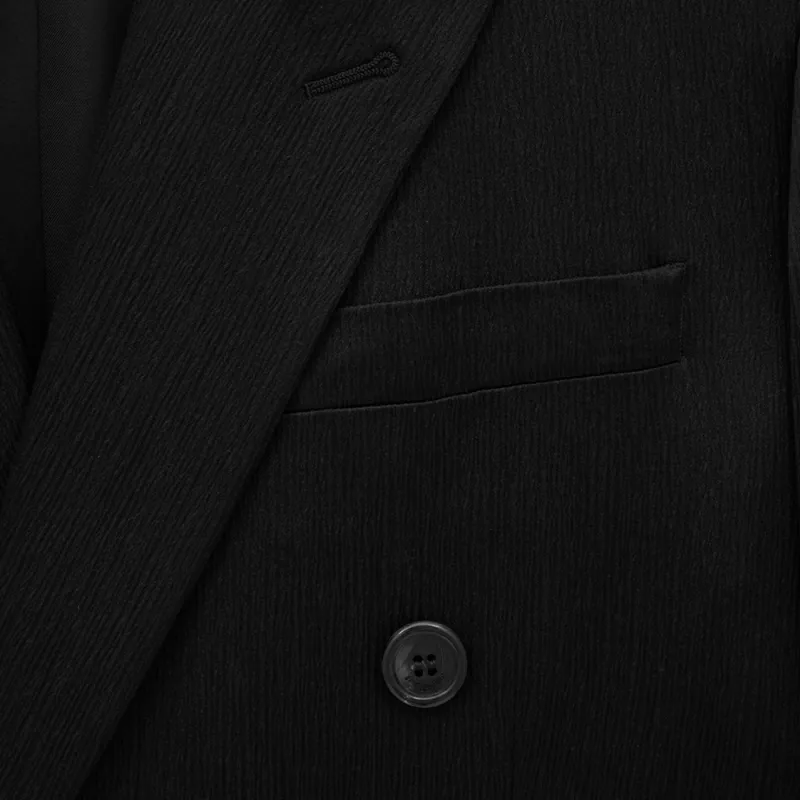 SAINT LAURENT Business Suit Coat Men's Black-3