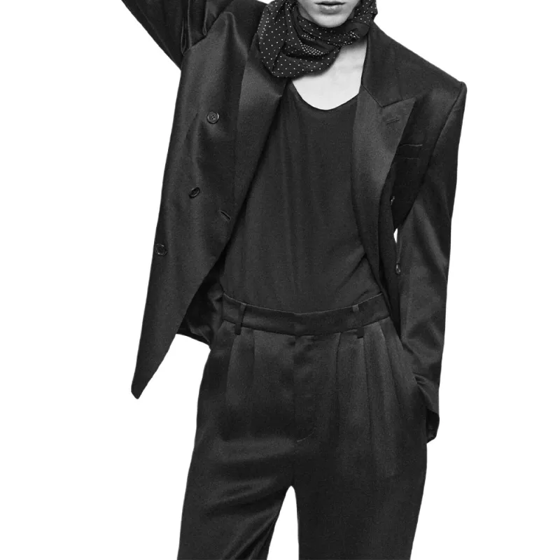 SAINT LAURENT Suit Trouser Men's Black-3