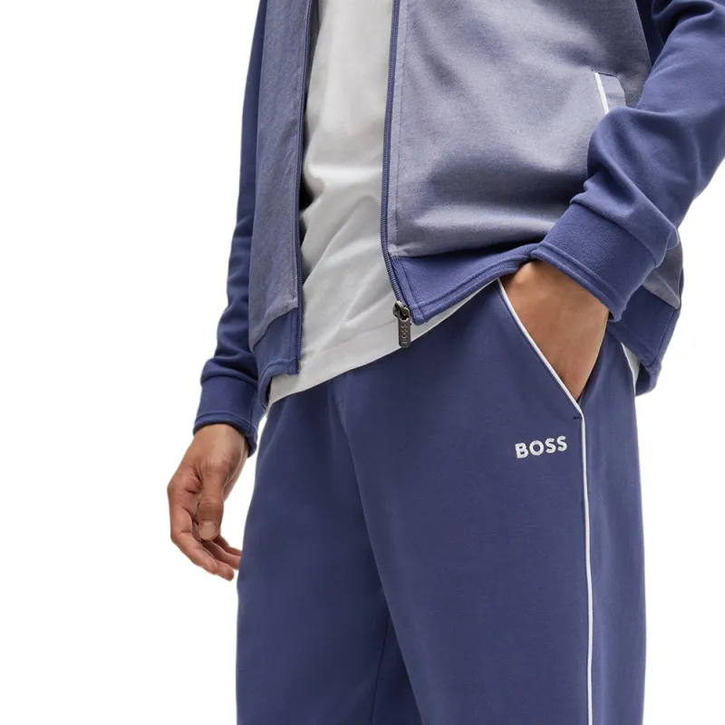 HUGO BOSS Knitted Sweatpants Men's Dark Blue-4