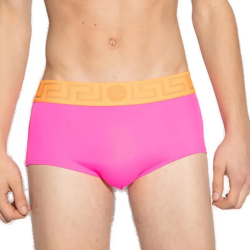 VERSACE Swimming Shorts Men Pink-2