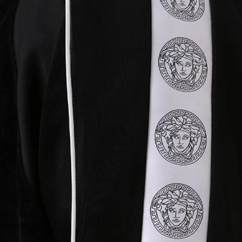 VERSACE Sweatshirts Men Black-4