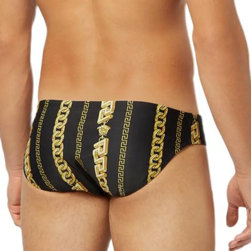 VERSACE Swimming Shorts Men Black-3