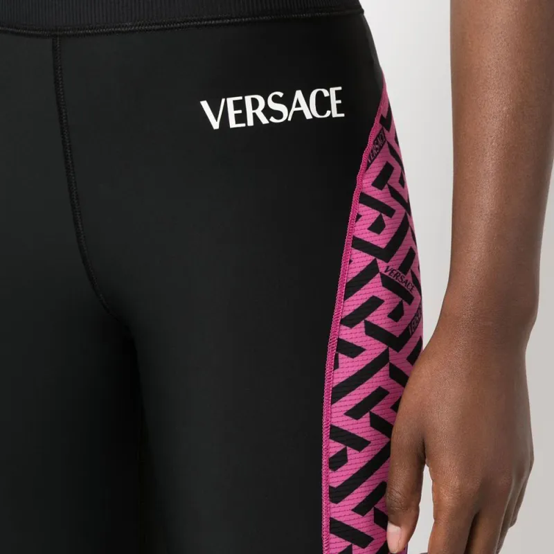 VERSACE FW22 Sports Pants Women's Black-3