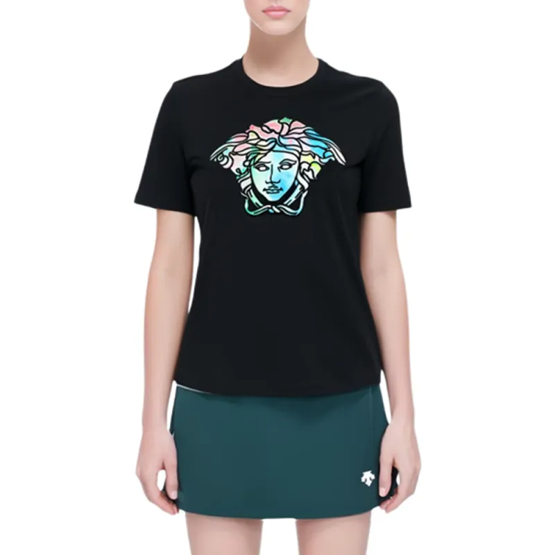 VERSACE T Shirts Women's Black-4