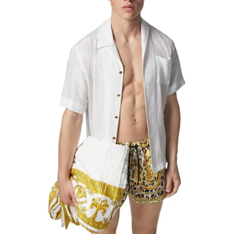 VERSACE Wild Barocco Drawstring Swim Shorts-2