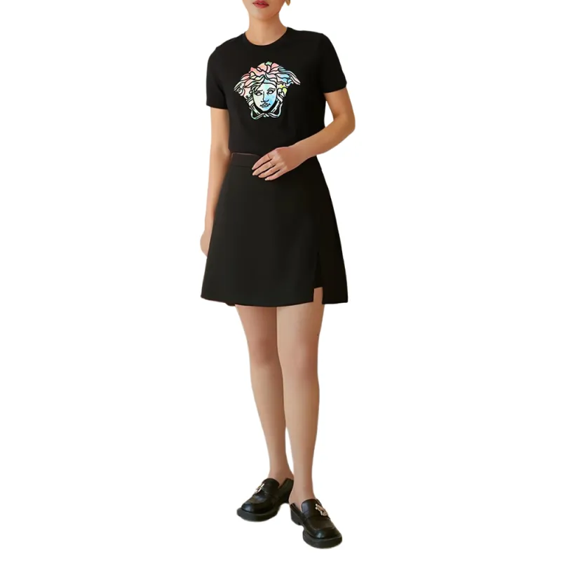 VERSACE T Shirts Women's Black-3