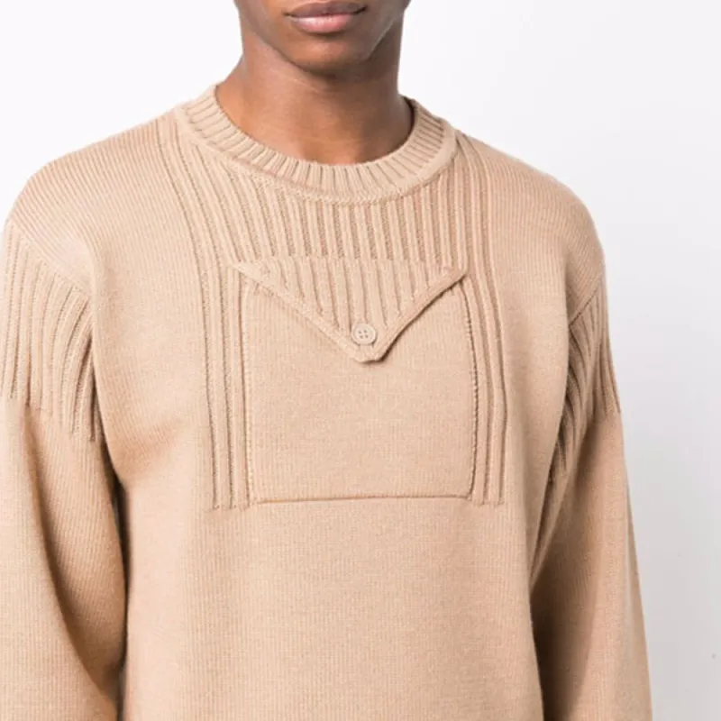 FENDI Sweaters Men Brown-4